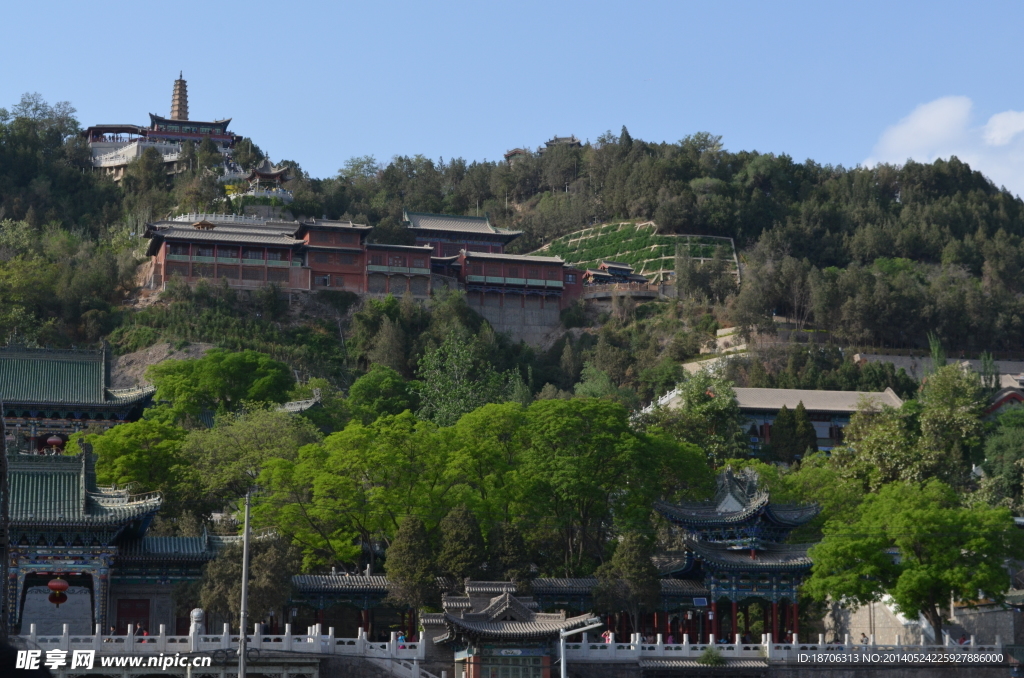兰州白塔山