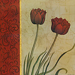 郁金香 油画