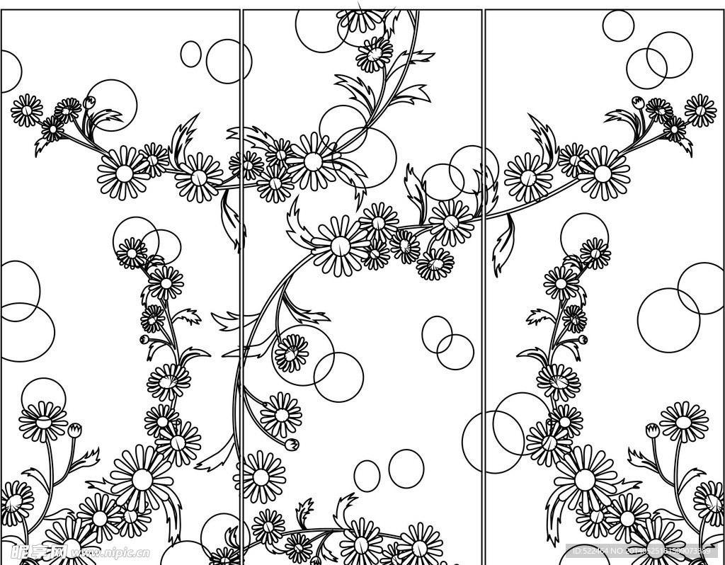 玻璃花纹
