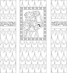 玻璃花纹