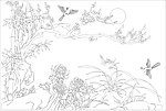 玻璃花纹