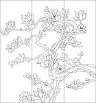 玻璃花纹