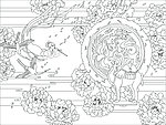 玻璃花纹