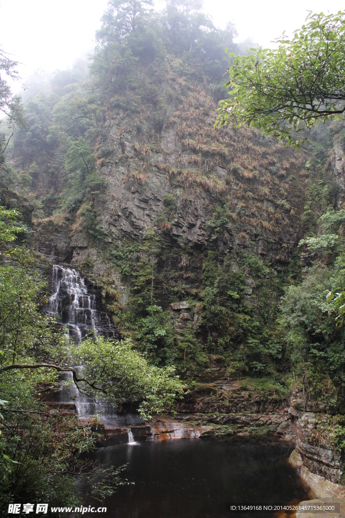 大明山 大峡谷 瀑布