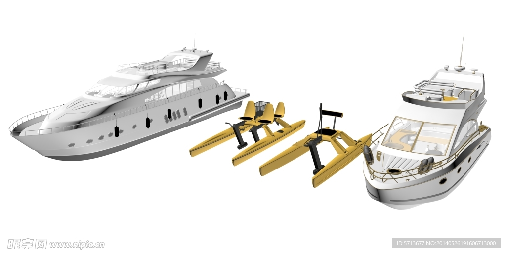 游艇效果图