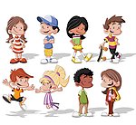 卡通儿童孩子小孩幼儿