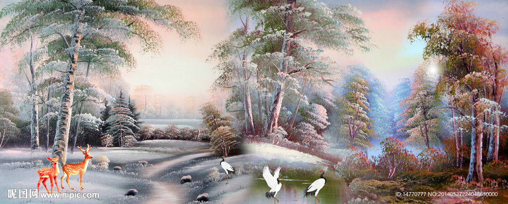 油画风景