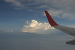 飞机机翼 云层