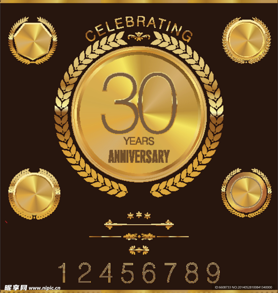 周年纪念日图标标志