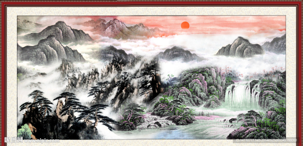 国画山水