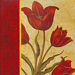 鲜花 油画