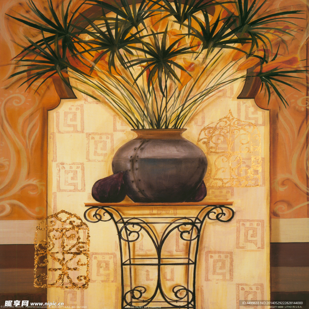 花盆装饰画
