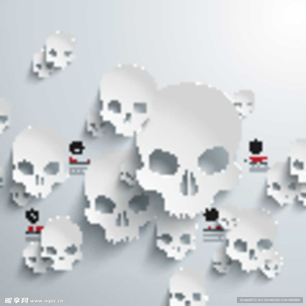 SKULL骷髅图案