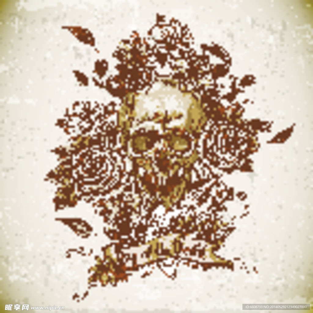 SKULL骷髅图案