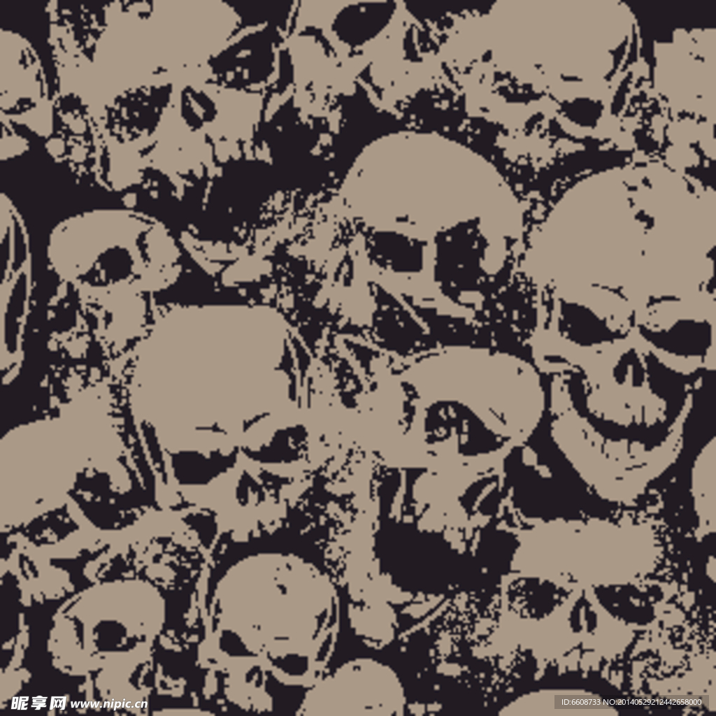 SKULL骷髅图案