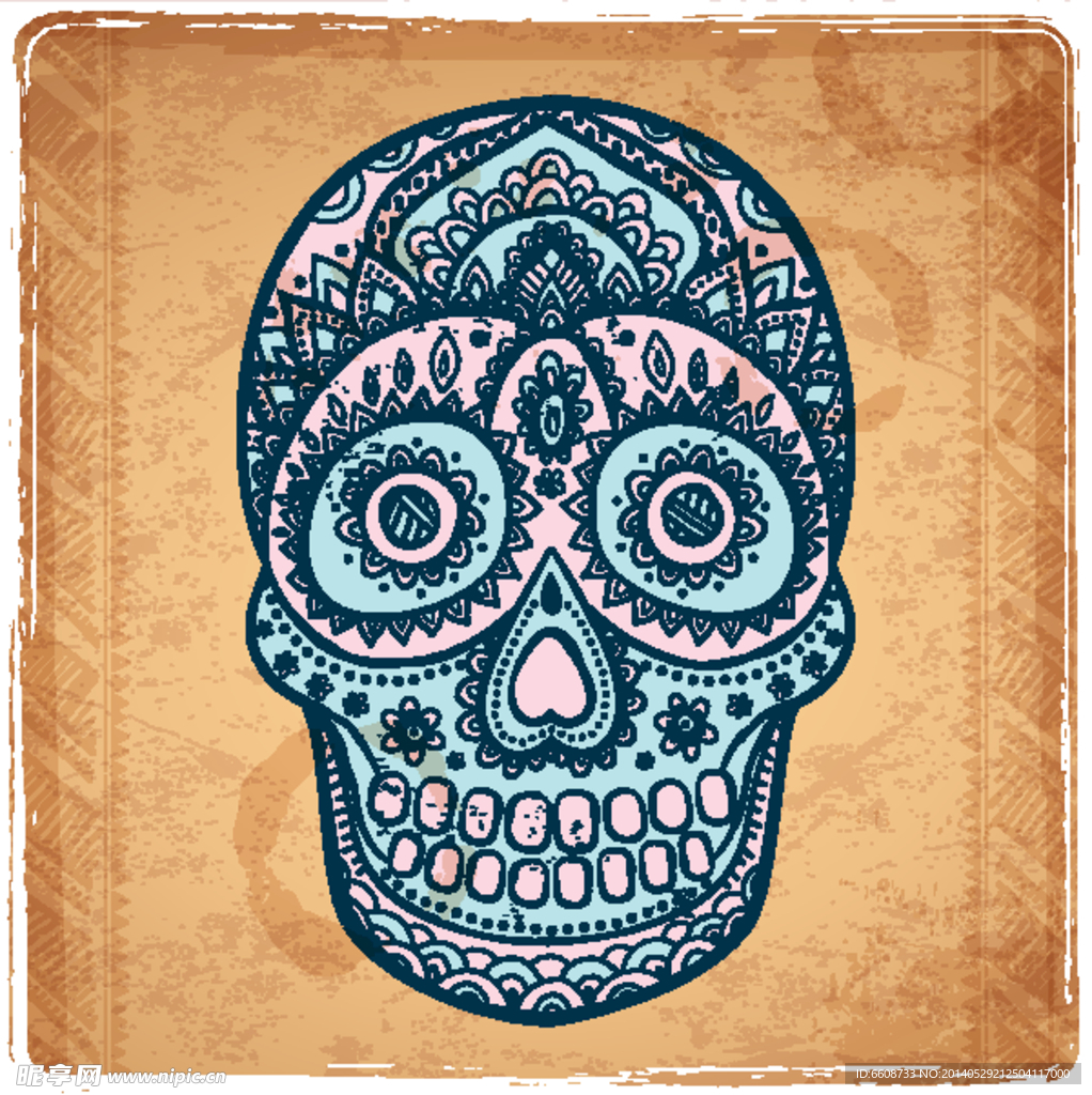 SKULL骷髅图案