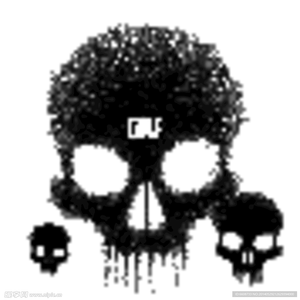 SKULL骷髅图案