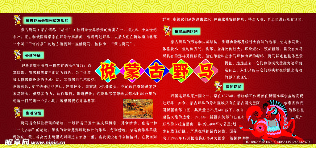 说蒙古野马