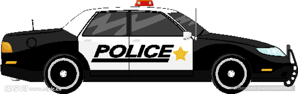 警车