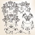 英伦皇家图标花纹