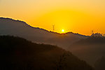 天目山日出