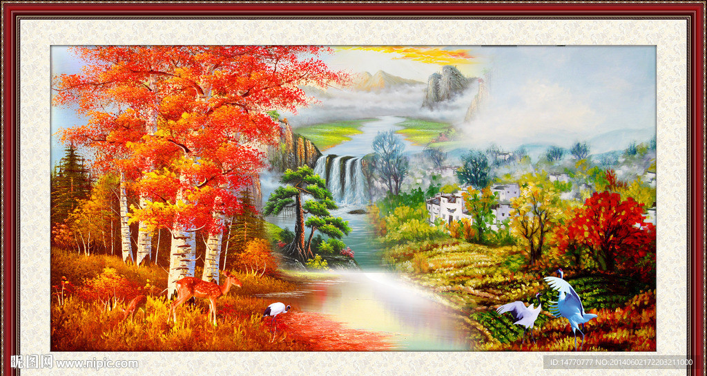 油画风景