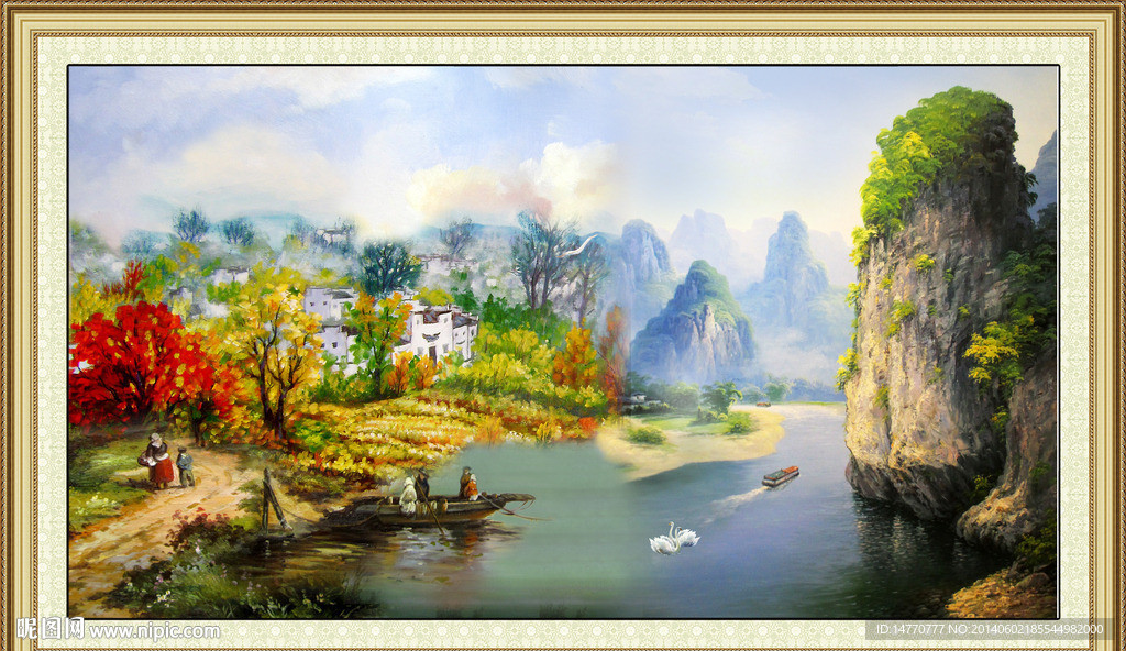 油画风景