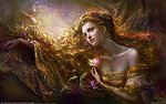 金色美女