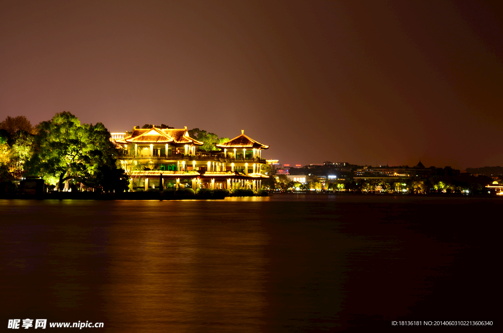 西湖夜景