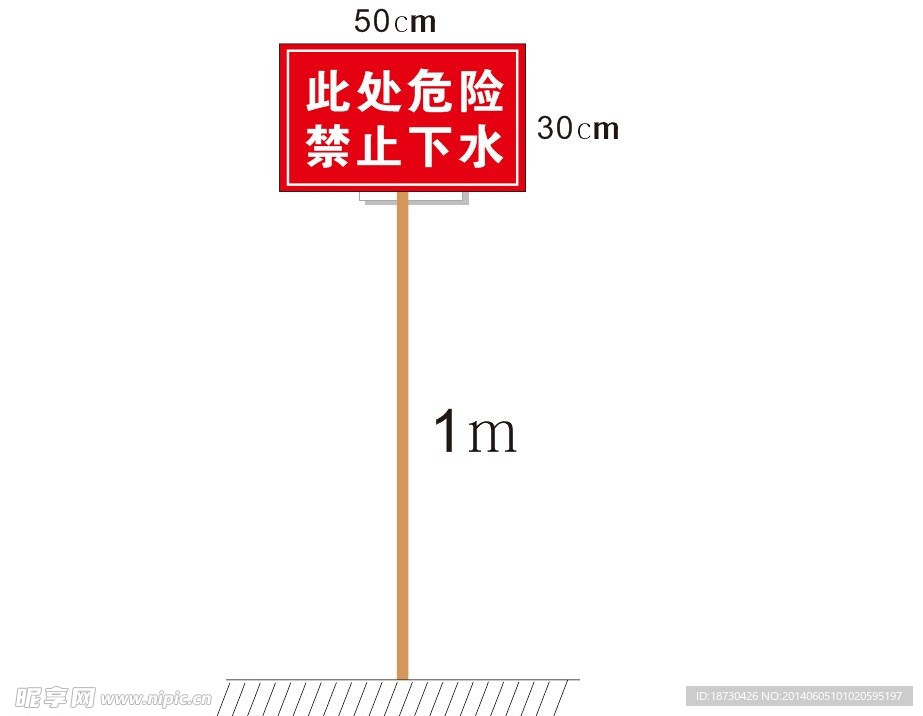 此处危险禁止下水