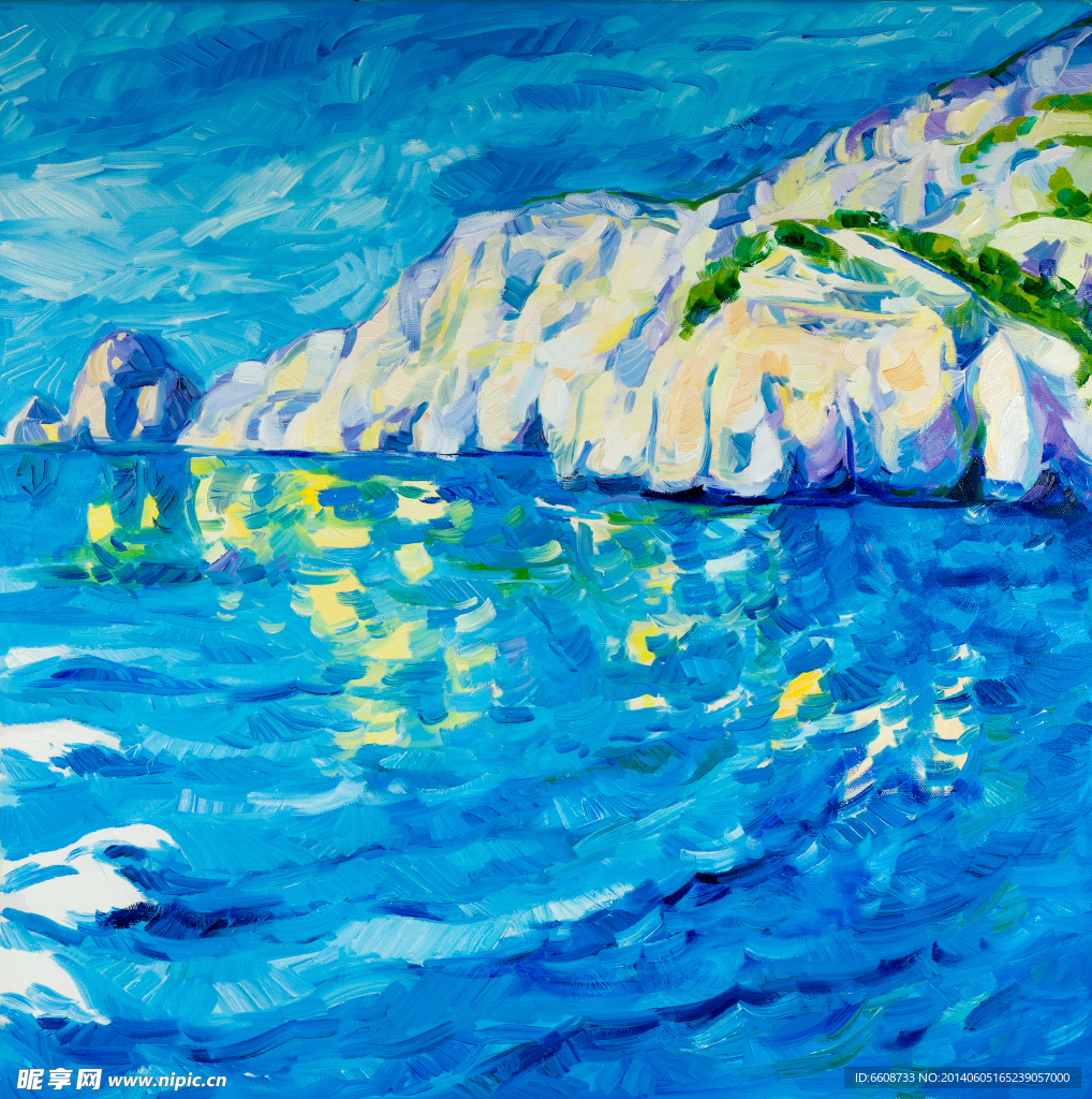 海边油画