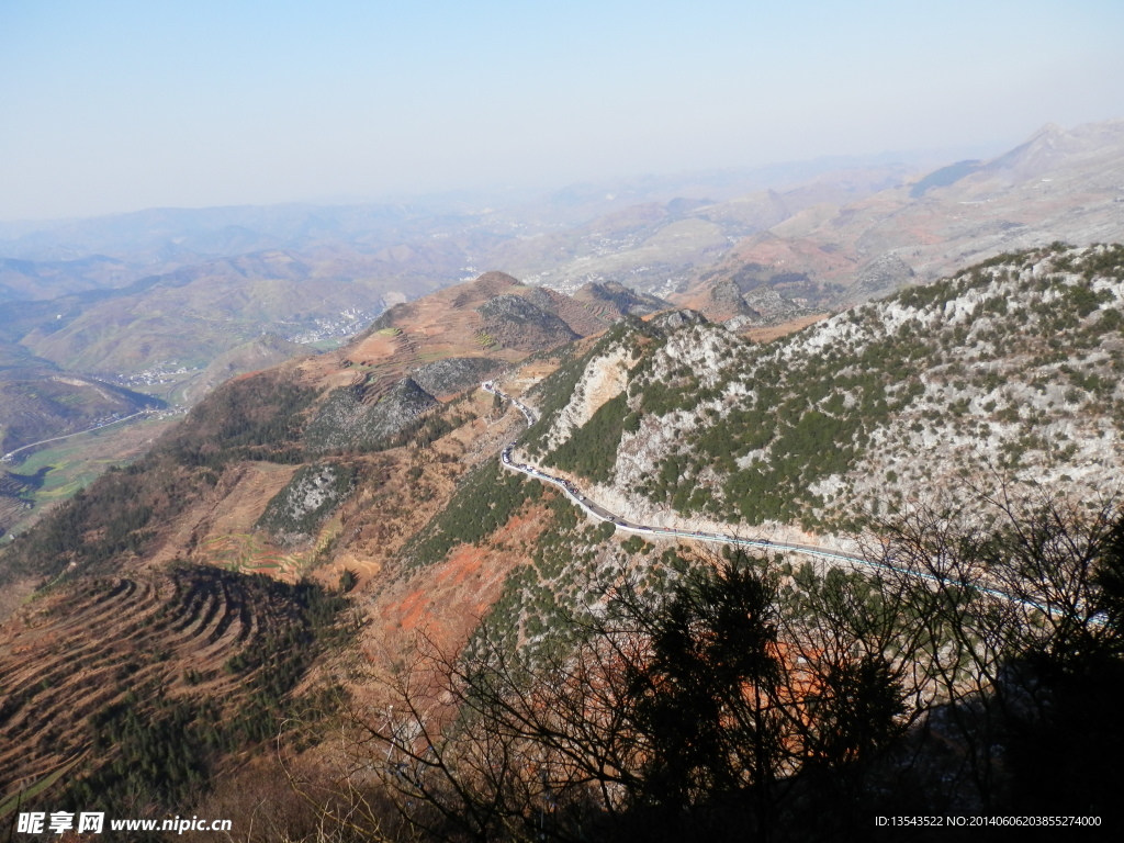 盘县丹霞山风光