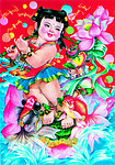 年画 和美欢乐