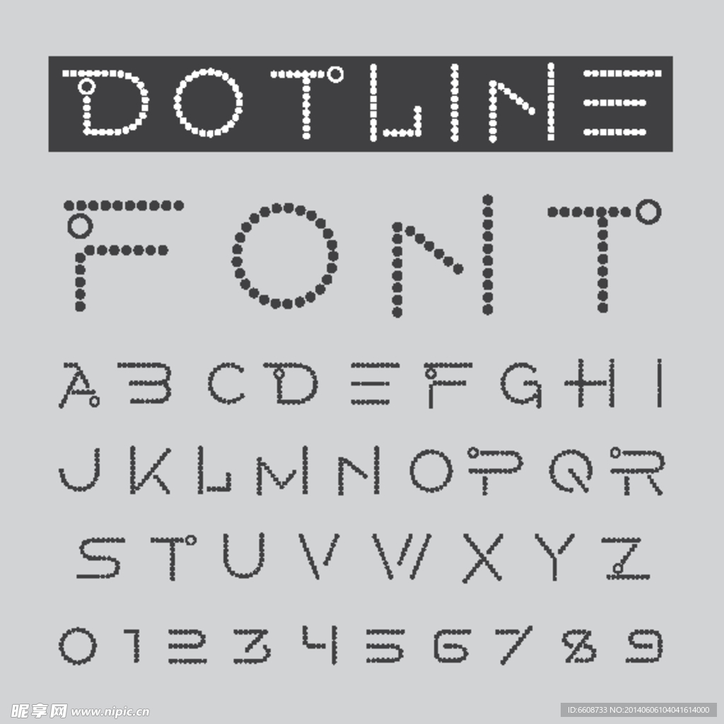 英文字母字体设计