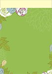 绿色花纹