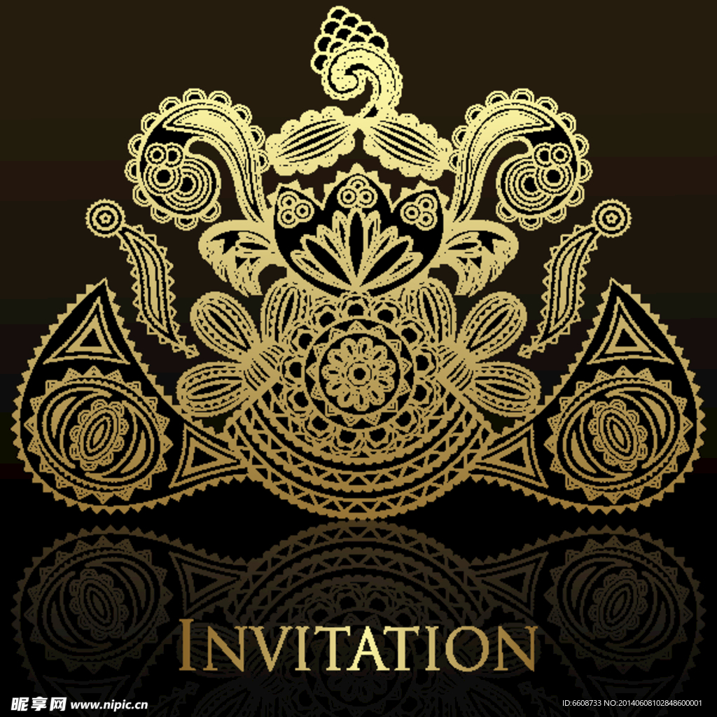 欧式花纹背景壁纸墙纸