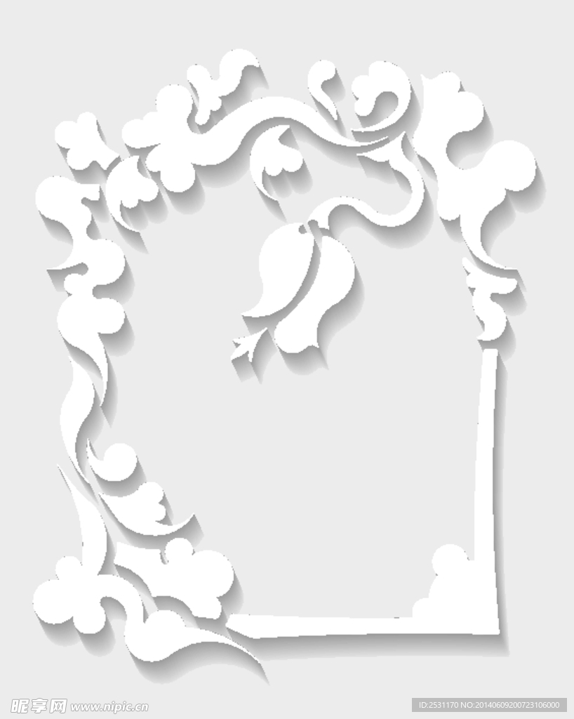 剪纸花纹