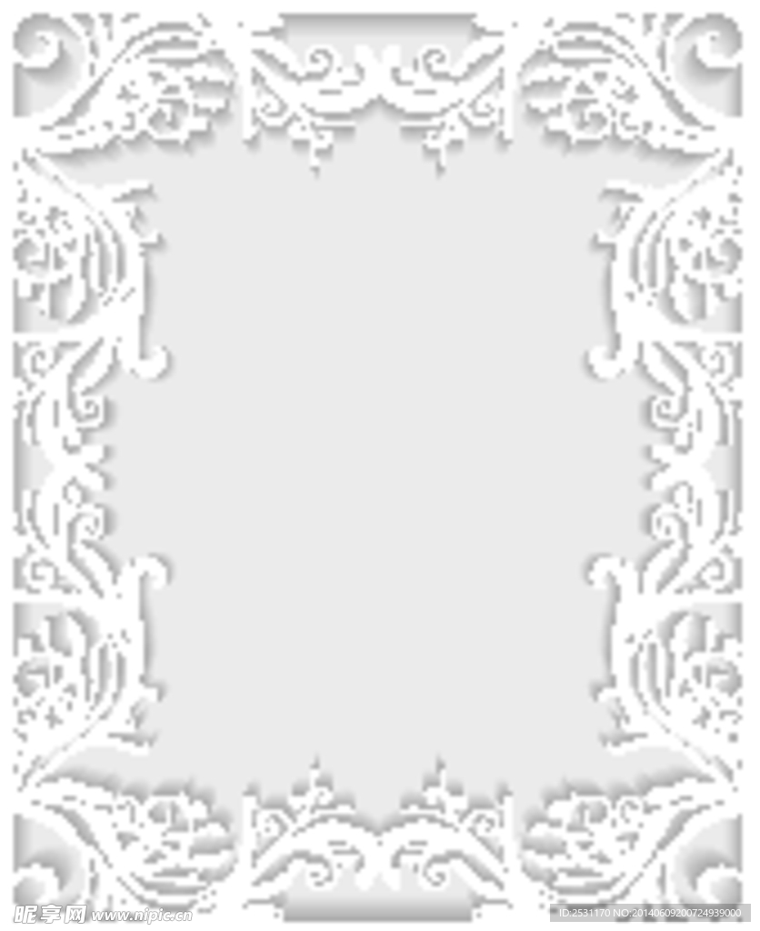 剪纸花纹