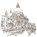 风光素描 风景画