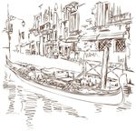风光素描 风景画
