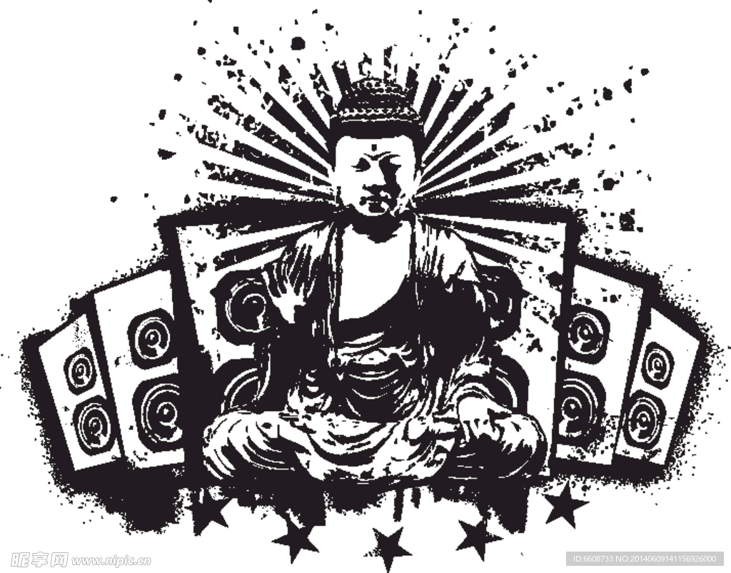T恤图案 T恤花纹 欧美