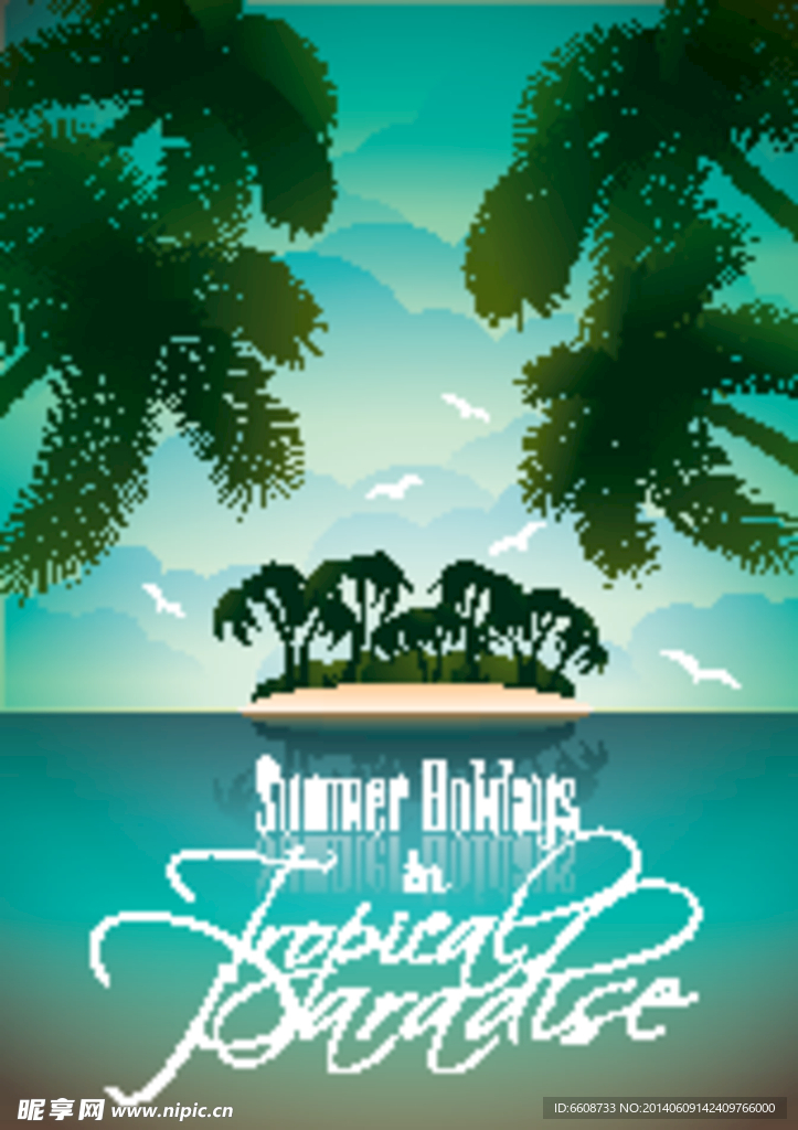 flyer 夏季广告海报传