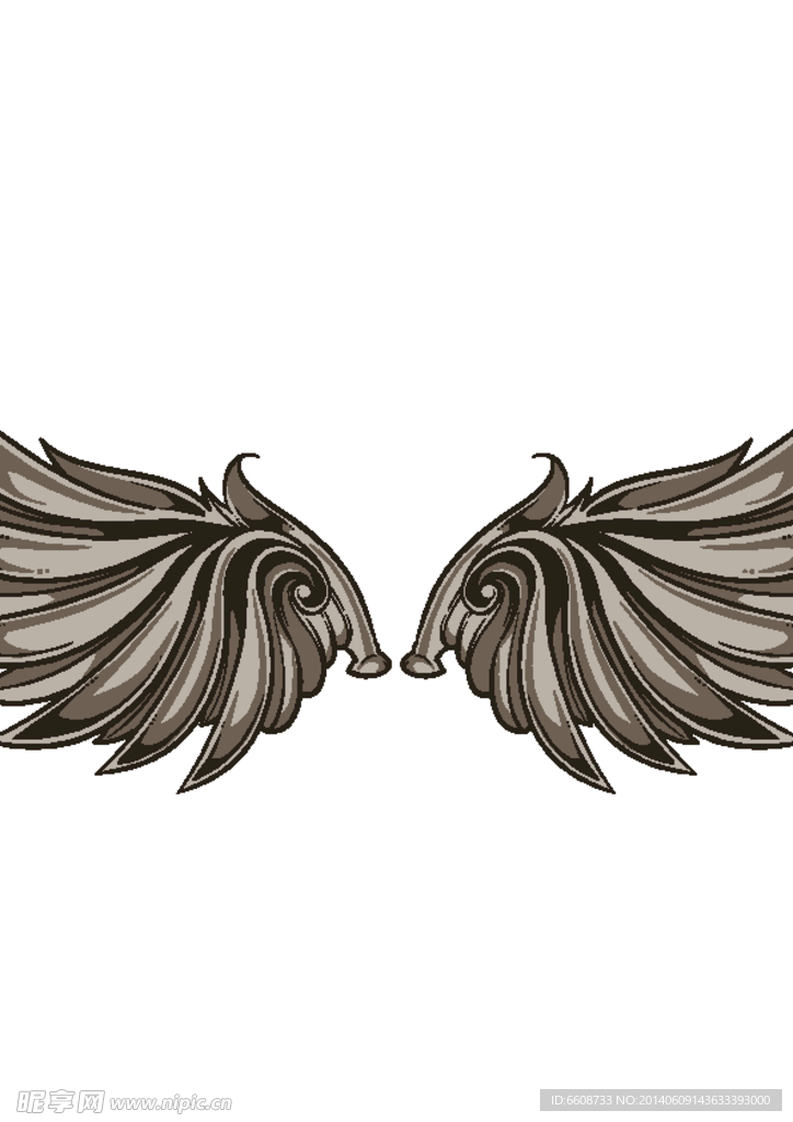 翅膀图案