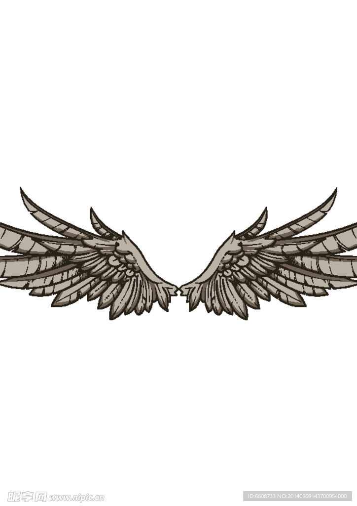 翅膀图案
