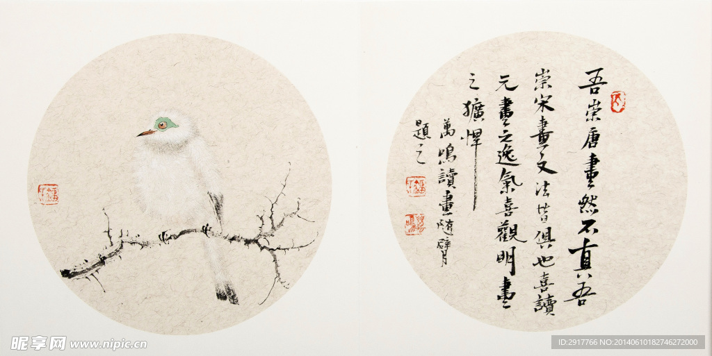 鸟儿国画