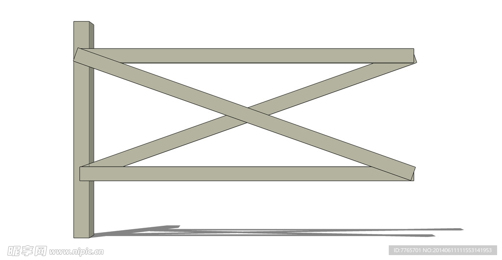 木制栅栏