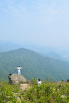 山顶上留影