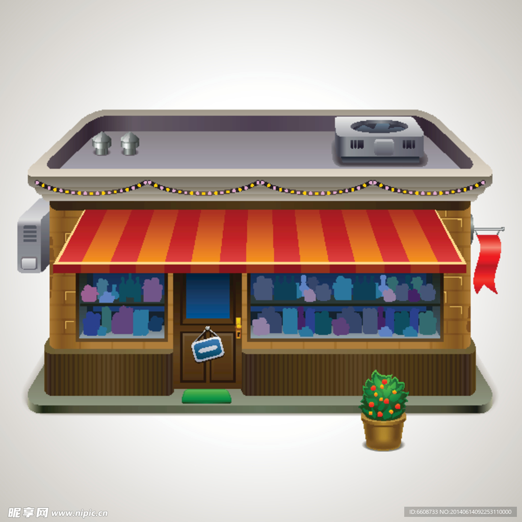 商铺建筑 商店建筑 别