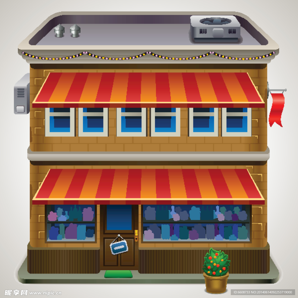 商铺建筑 商店建筑 别