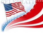 美国国庆 独立日 星条